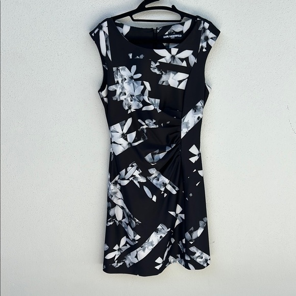 Karl Lagerfeld Dresses & Skirts - Karl Lagerfeld Black and White Sleeveless Sheath Dress